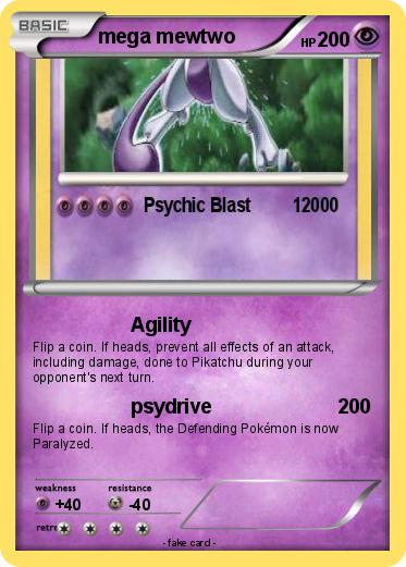 Pokemon mega mewtwo