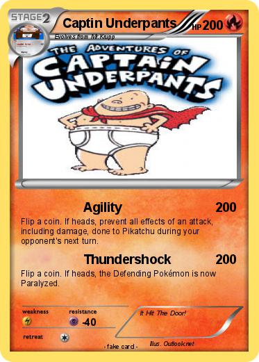 Pokemon Captin Underpants