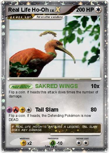 Pokemon Real Life Ho-Oh