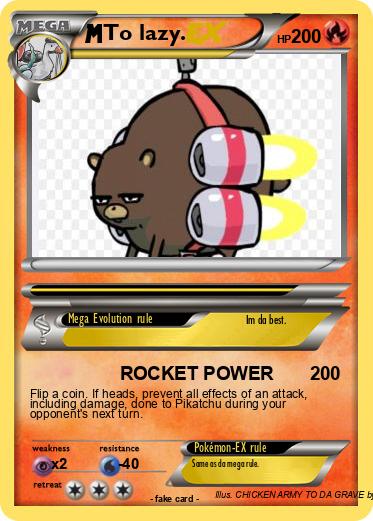 Pokemon To lazy.