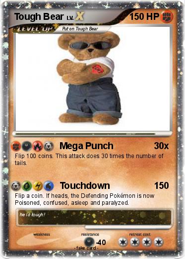 Pokemon Tough Bear