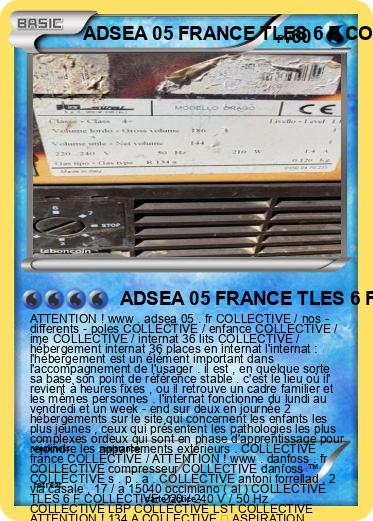 Pokemon ADSEA 05 FRANCE TLES 6 F COLLECTIVE Danfoss ™ FRANCE SEMI - INTERNAT 3 FRANCE IME FRANCE