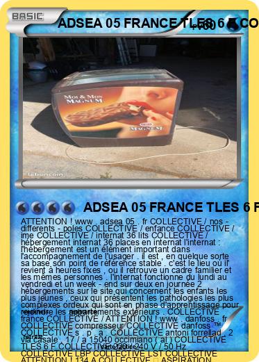 Pokemon ADSEA 05 FRANCE TLES 6 F COLLECTIVE Danfoss ™ FRANCE SEMI - INTERNAT 3 FRANCE IME FRANCE