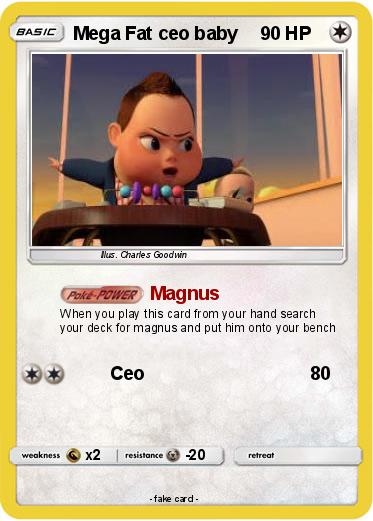 Pokemon Mega Fat ceo baby