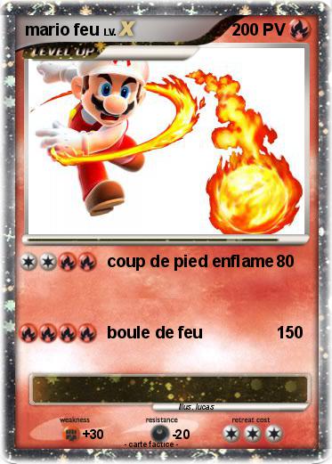 Pokemon mario feu