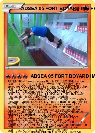 Pokemon ADSEA 05 FORT BOYARD IME FRANCE