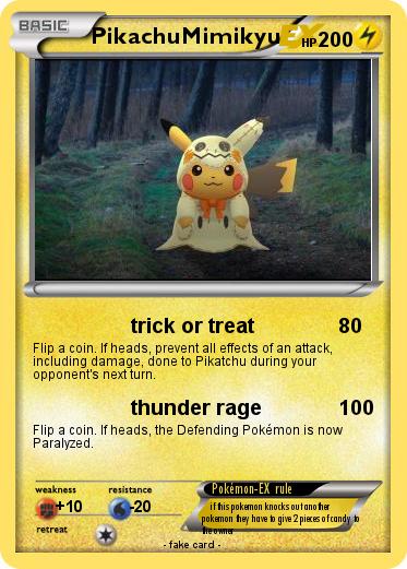 Pokemon PikachuMimikyu