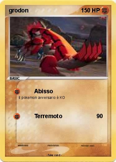 Pokemon grodon