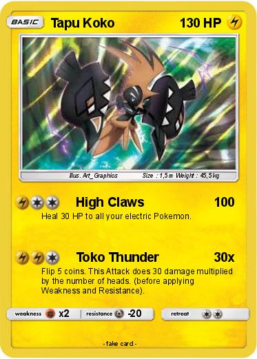 Pokemon Tapu Koko