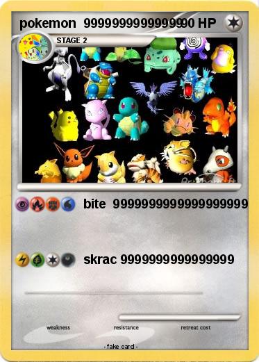 Pokemon pokemon  99999999999999