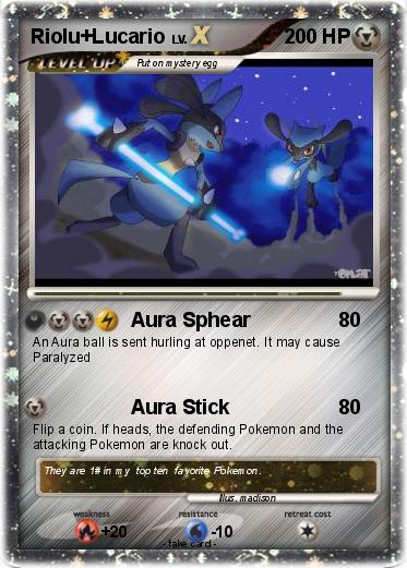 Pokemon Riolu+Lucario