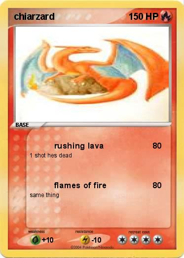 Pokemon chiarzard