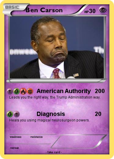 Pokemon Ben Carson