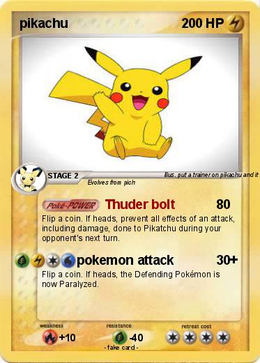 Pokemon pikachu