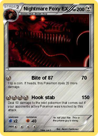 Pokemon Nightmare Foxy EX