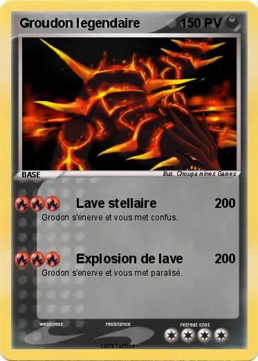 Pokemon Groudon legendaire