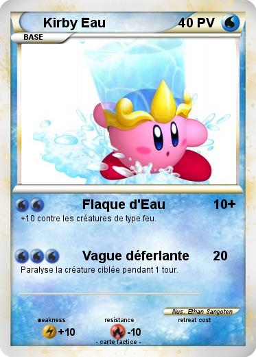 Pokemon Kirby Eau