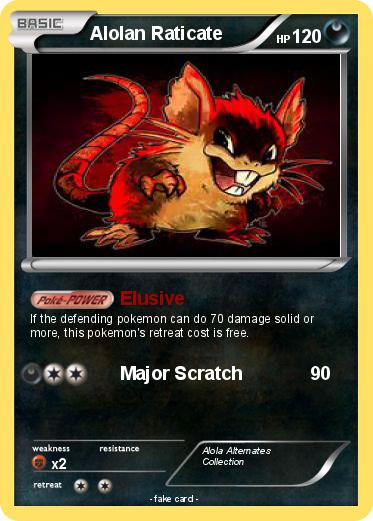 Pokemon Alolan Raticate