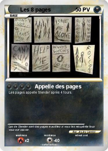Pokemon Les 8 pages