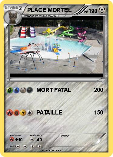 Pokemon PLACE MORTEL
