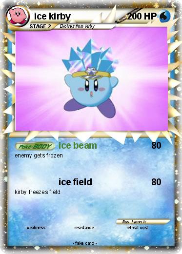 Pokemon ice kirby
