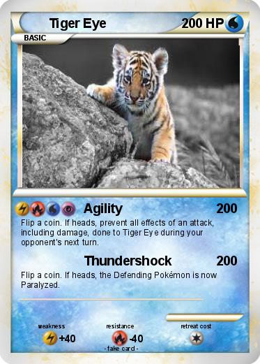 Pokemon Tiger Eye