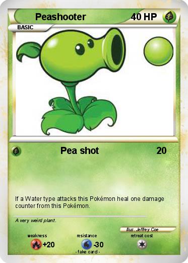 Pokemon Peashooter