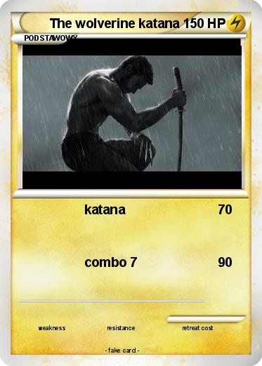 Pokemon The wolverine katana