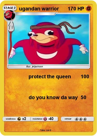 Pokemon ugandan warrior