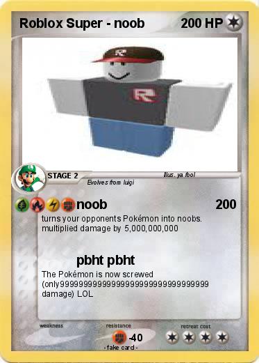 Pokemon Roblox Super - noob