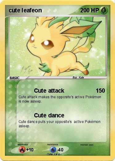 Pokemon cute leafeon
