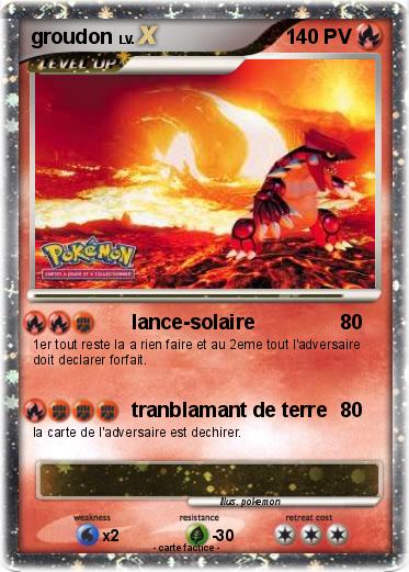 Pokemon groudon