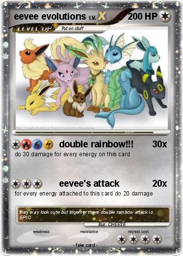 Pokemon eevee evolutions