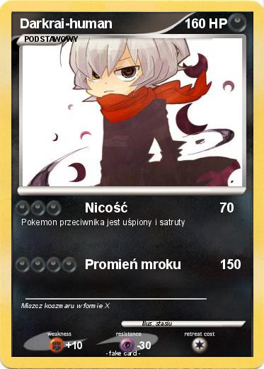 Pokemon Darkrai-human