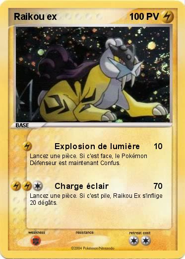 Pokemon Raikou ex                          