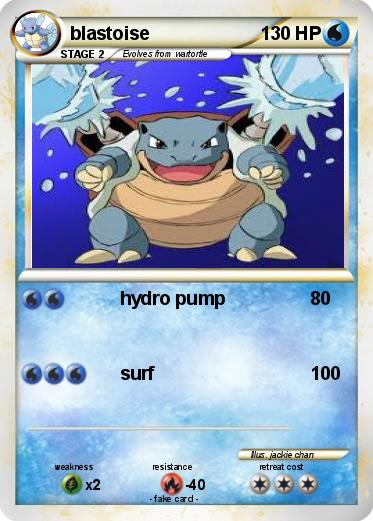 Pokemon blastoise