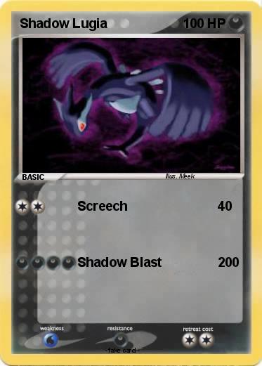 Pokemon Shadow Lugia