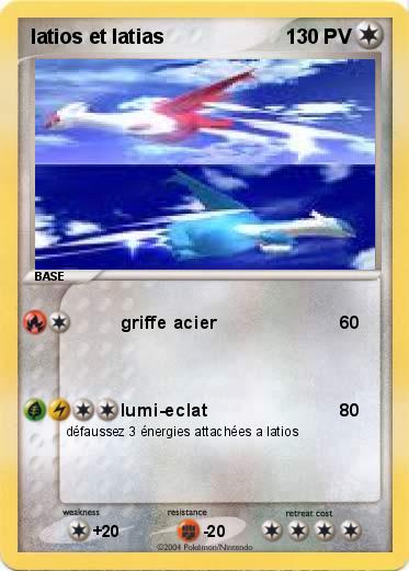Pokemon latios et latias