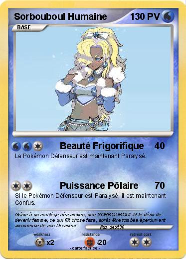 Pokemon Sorbouboul Humaine