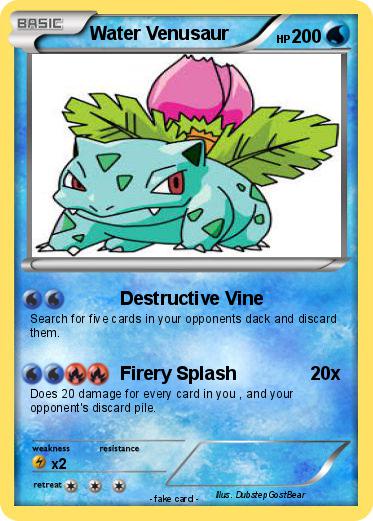 Pokemon Water Venusaur