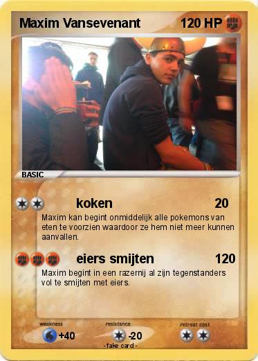 Pokemon Maxim Vansevenant