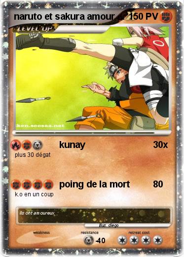 Pokemon naruto et sakura amour