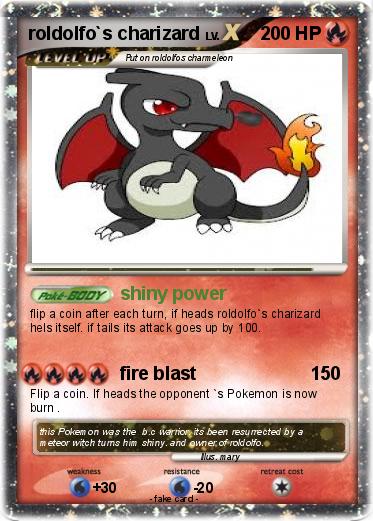 Pokemon roldolfo`s charizard
