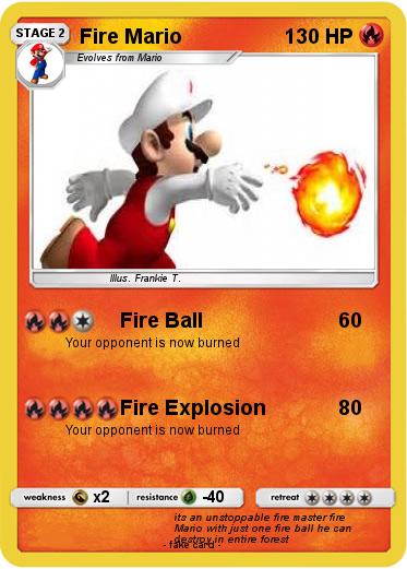 Pokemon Fire Mario