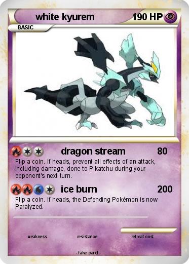 Pokemon white kyurem