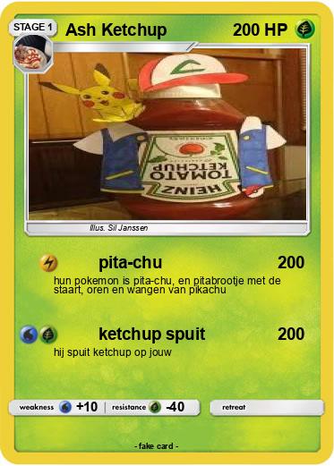 Pokemon Ash Ketchup