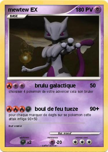 Pokemon mewtew EX