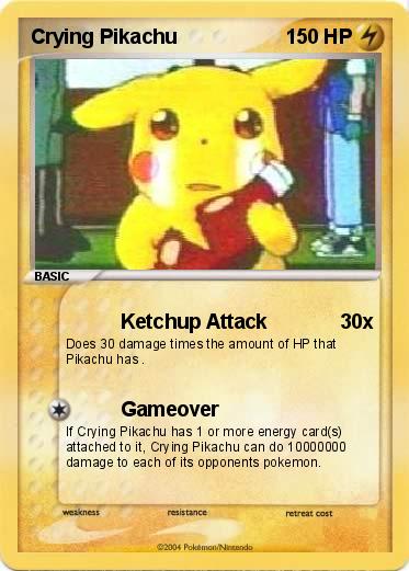 Pokemon Crying Pikachu
