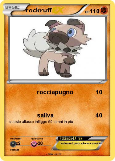 Pokemon rockruff