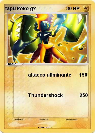 Pokemon tapu koko gx